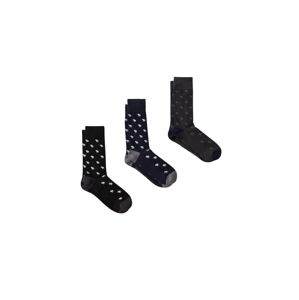 Abercrombie & Fitch Ponožky  černá / tmavě modrá / šedá / bílá