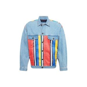 Tommy Jeans Přechodná bunda  modrá džínovina / mix barev