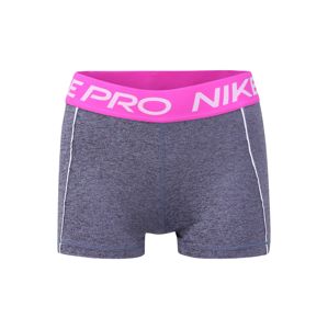 NIKE Sportovní kalhoty  šedá / pink