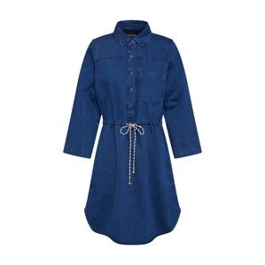 EDC BY ESPRIT Košilové šaty  modrá džínovina