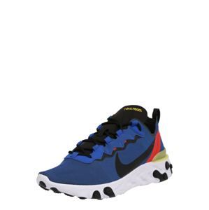 Nike Sportswear Tenisky 'NIKE REACT 55'  modrá / oranžově červená / bílá